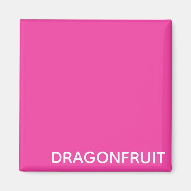 Rosa Dragonfruit Magnet (Vorne)