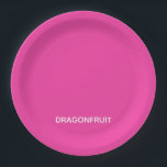 Rosa Dragonfruit Pappteller<br><div class="desc">Rosa Dragonfruit</div>