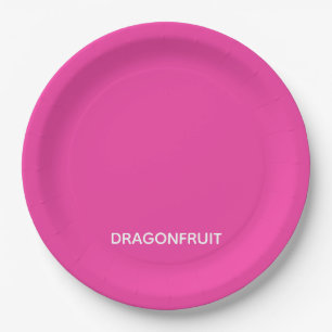 Rosa Dragonfruit Pappteller