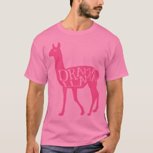 Rosa Drama-Lama T-Shirt