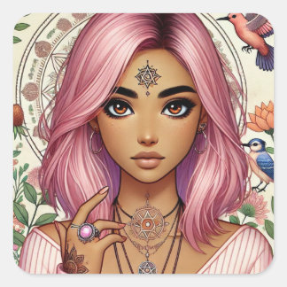 Rosa Dream Aura Aufkleber