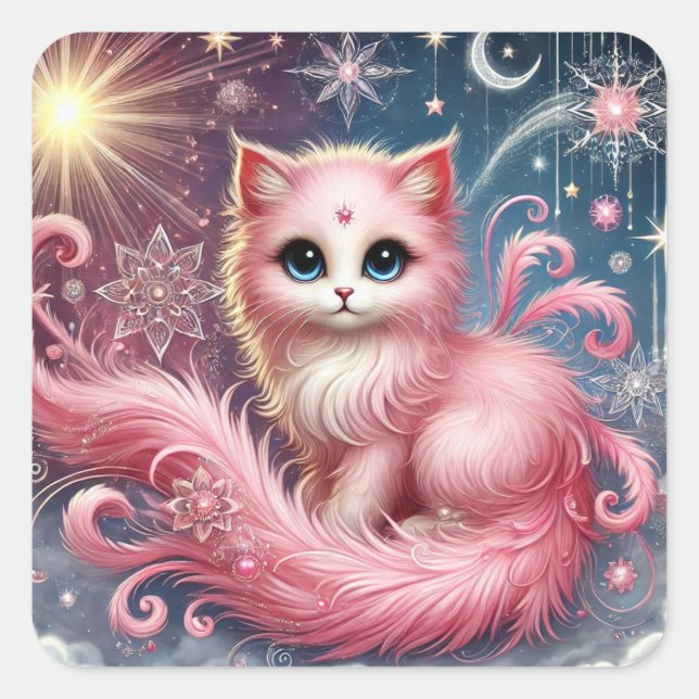 Rosa Dream Aura Aufkleber (Vorderseite)