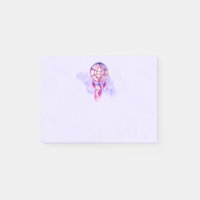 Rosa Dreamcatcher auf dem Lila Spritzer