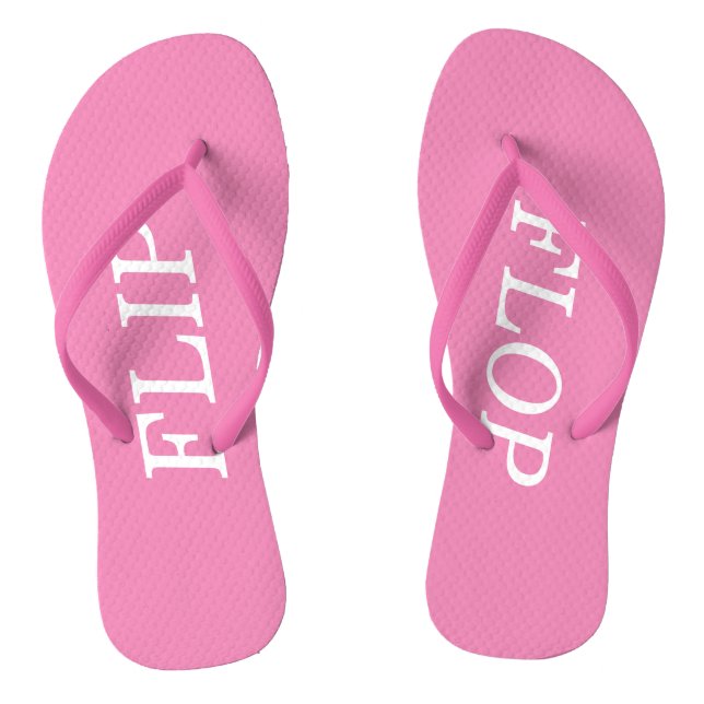 ROSA DREHEN REINFALL UM FLIP FLOPS (Fußbett)