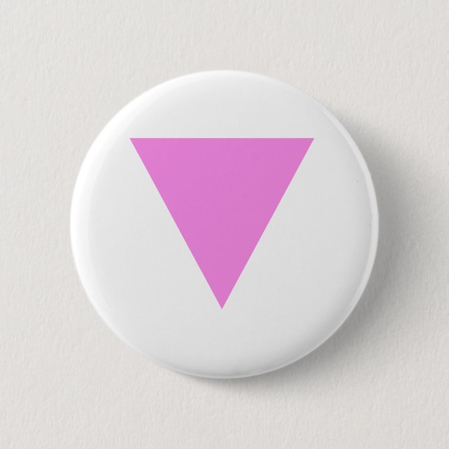 Rosa Dreieck Button (Vorderseite)