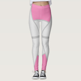 rosa Dreieck Leggings