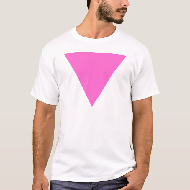 Rosa Dreieck T-Shirt (Vorderseite)