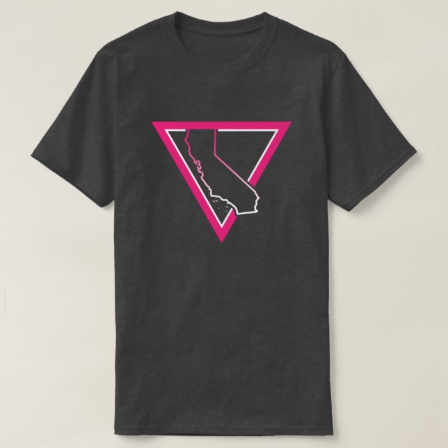rosa Dreieck T-Shirt (Design vorne)