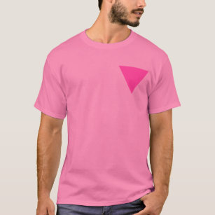 rosa Dreieck T-Shirt