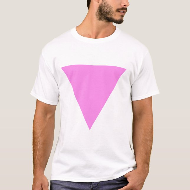 Rosa Dreieck T-Shirt (Vorderseite)