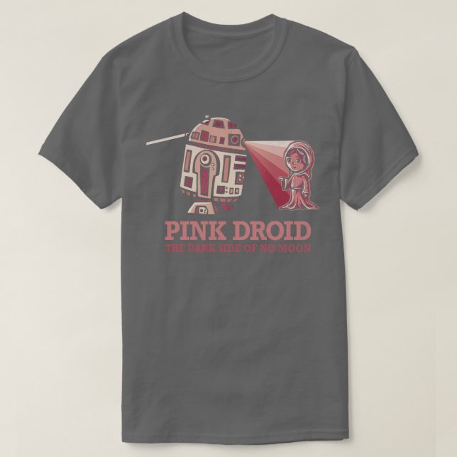 Rosa Droid T-Shirt (Design vorne)