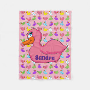 Rosa Duck Fleece Blanket