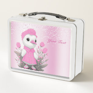 Rosa Duck Metal Lunch Box