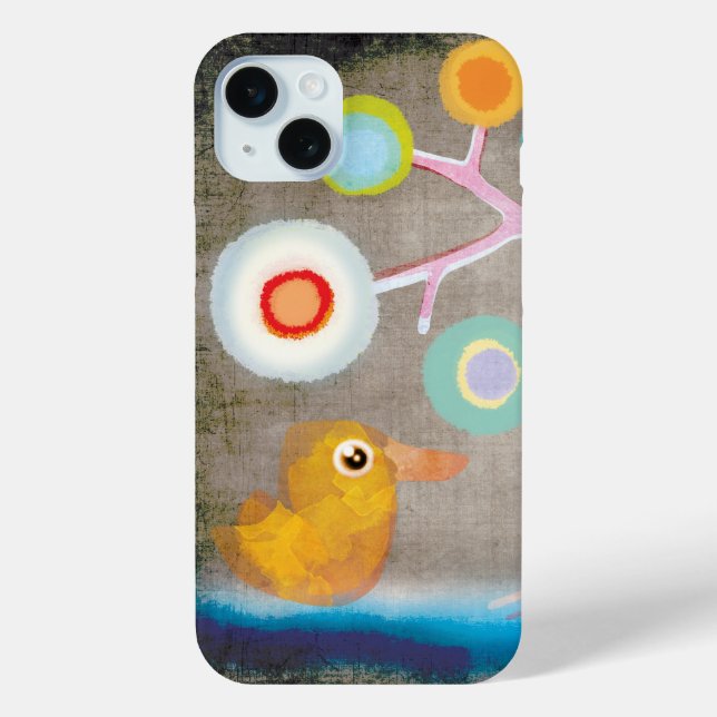 Rosa Duckbaum, rechts Rupydetequila Case-Mate iPhone Hülle (Rückseite)