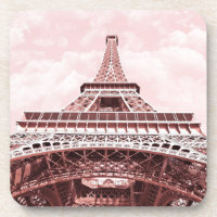Rosa Eiffel-Turm, Paris-Korken-Untersetzer
