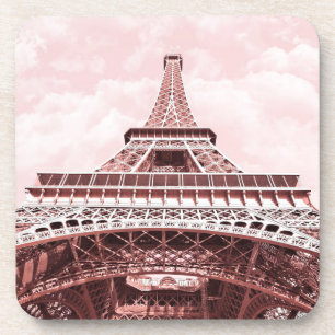 Rosa Eiffel-Turm, Paris-Korken-Untersetzer Getränkeuntersetzer