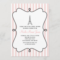 Rosa Eiffelturm Brautparty