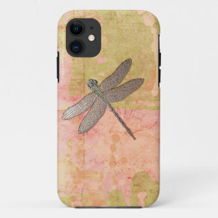 Rosa Eindrücke Dragonfly Case-Mate iPhone Hülle
