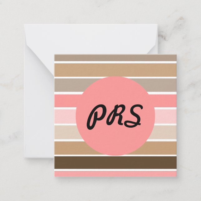 Rosa eines Konchensaughells Mitteilungskarte (Vorderseite)