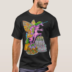 Rosa Einhorn Centaur Butterfly Jello Molds T-Shirt