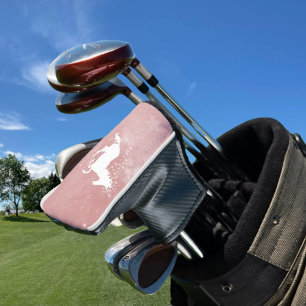 Rosa Einhorn Personalisierter Golf Head Cover Headcover
