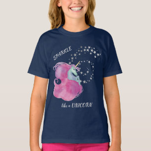 Rosa Einhorn T-Shirt