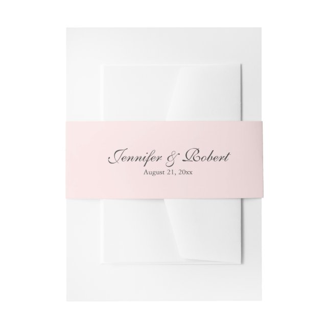 rosa einladungsbanderole (Vorderseite Beispiel)