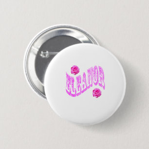 Rosa Eleanor Name Mit Rosen, Button