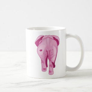 Rosa Elefant SWAK Kaffeetasse