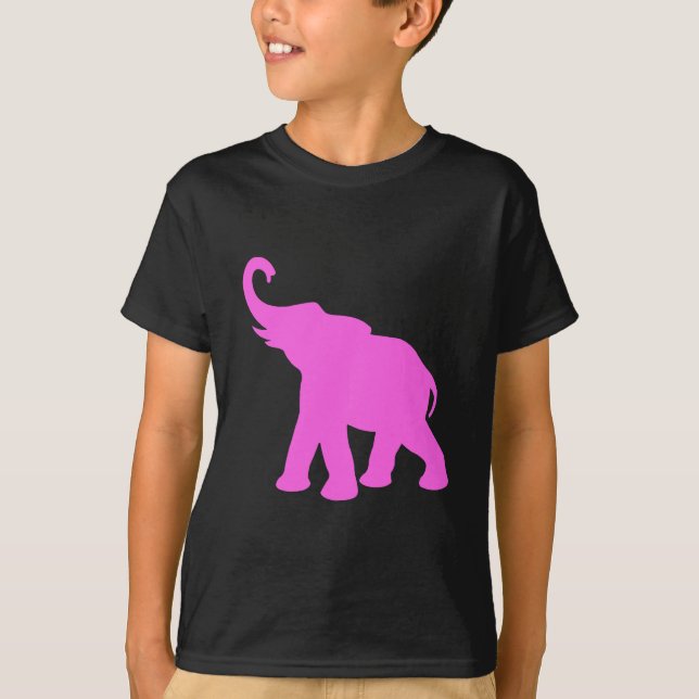 Rosa Elefant T-Shirt (Vorderseite)