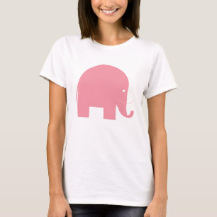Rosa Elefant T-Shirt