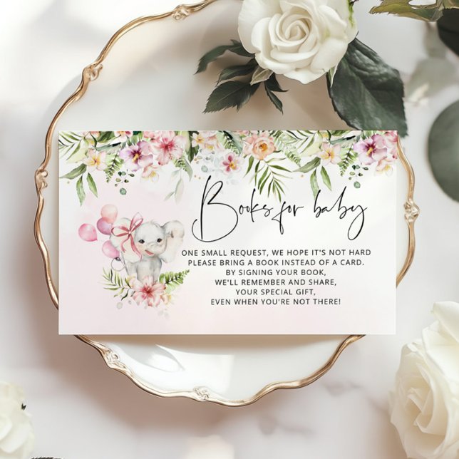 Rosa Elefantenbücher für die Beifahrkarte Begleitkarte (Von Creator hochgeladen)