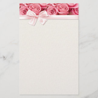Rosa Elegance 2 Briefpapier