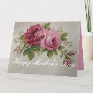 Rosa Elegance Karte