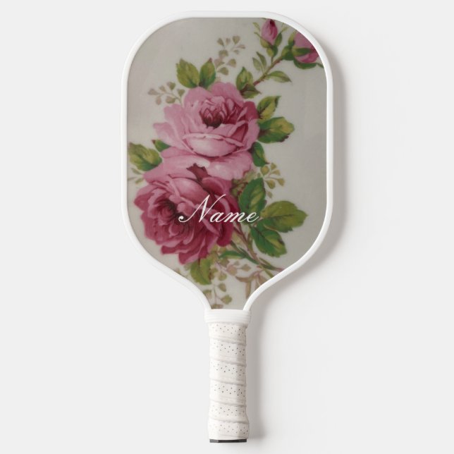 Rosa Elegance Pickleball Schläger (Vorderseite)