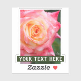 Rosa Elegant Lady [Cut Seal] Aufkleber