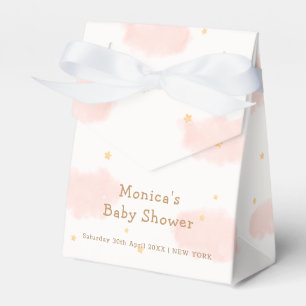 Rosa Elegante Cloud Nine Girl Baby Dusche Geschenkschachtel