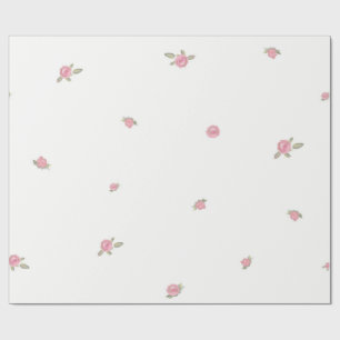 Rosa elegante Rosen Geschenkpapier