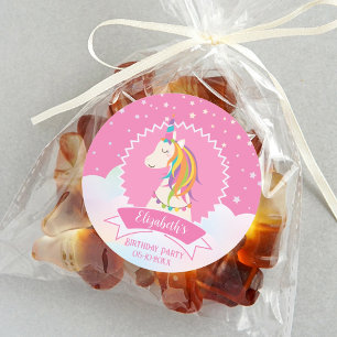 Rosa Elegante Traumstrecke Airolo - Gletsch Runder Aufkleber