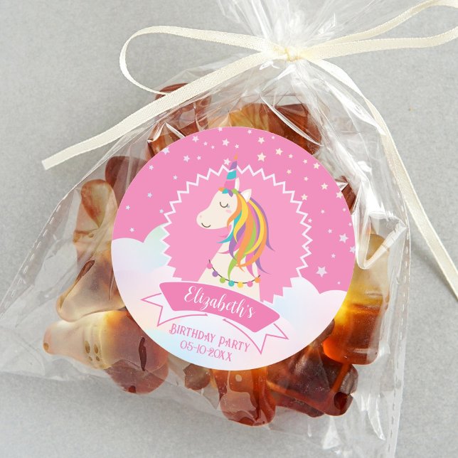 Rosa Elegante Traumstrecke Airolo - Gletsch Runder Aufkleber (Von Creator hochgeladen)