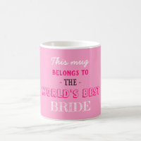 Rosa Elegante World Bestes Geschenk für die Bridge
