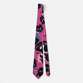 Rosa emo Skulptur Accessoires Anzug Krawatte