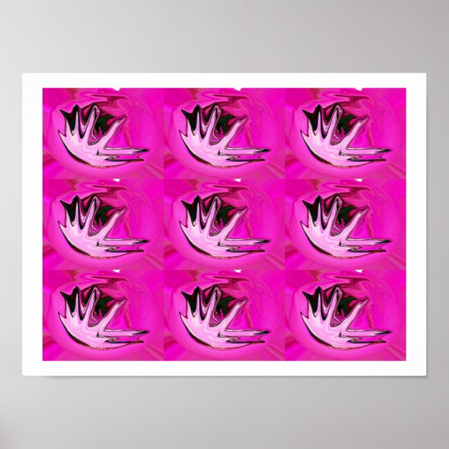 Rosa Empfindungen Poster (Vorne)