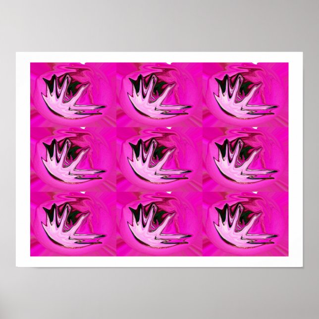 Rosa Empfindungen Poster (Vorne)