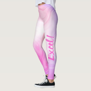 Rosa Energy Swirl Workout-Leggings für Frauen Leggings
