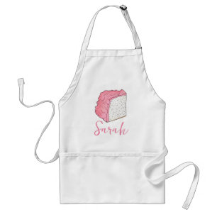 Rosa Engel Food Cake Slice Backen Personalisiert Schürze