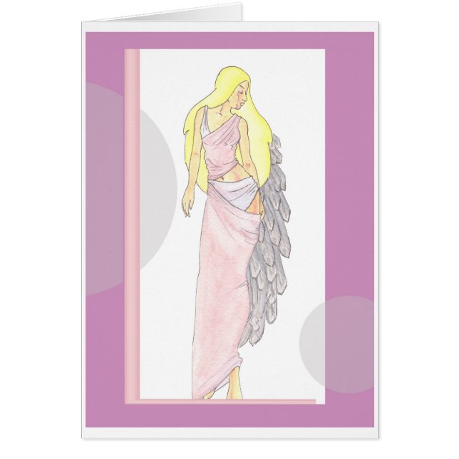 rosa Engel mit Namen (Vorne)