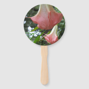 Rosa Engel Trompete Blume Fächer