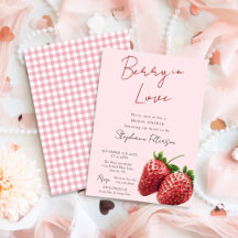 Rosa Erdbeere Berry In Love Brautparty