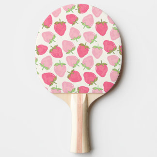Rosa Erdbeere Süß und Fruchtig  Tischtennis Schläger